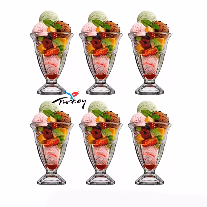 بستنی خوری پاشاباغچه ترکیه مدل کازابلانکا کد 51118 بسته 6 عددی