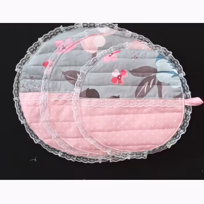 دم کنی بسیار زیبا در سه سایز (پک سه عددی) دارای کش دوزی و دوردوزی