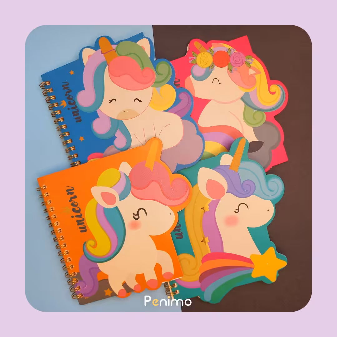 دفترچه فانتزی طرح یونیکورن2 (دخترانه)