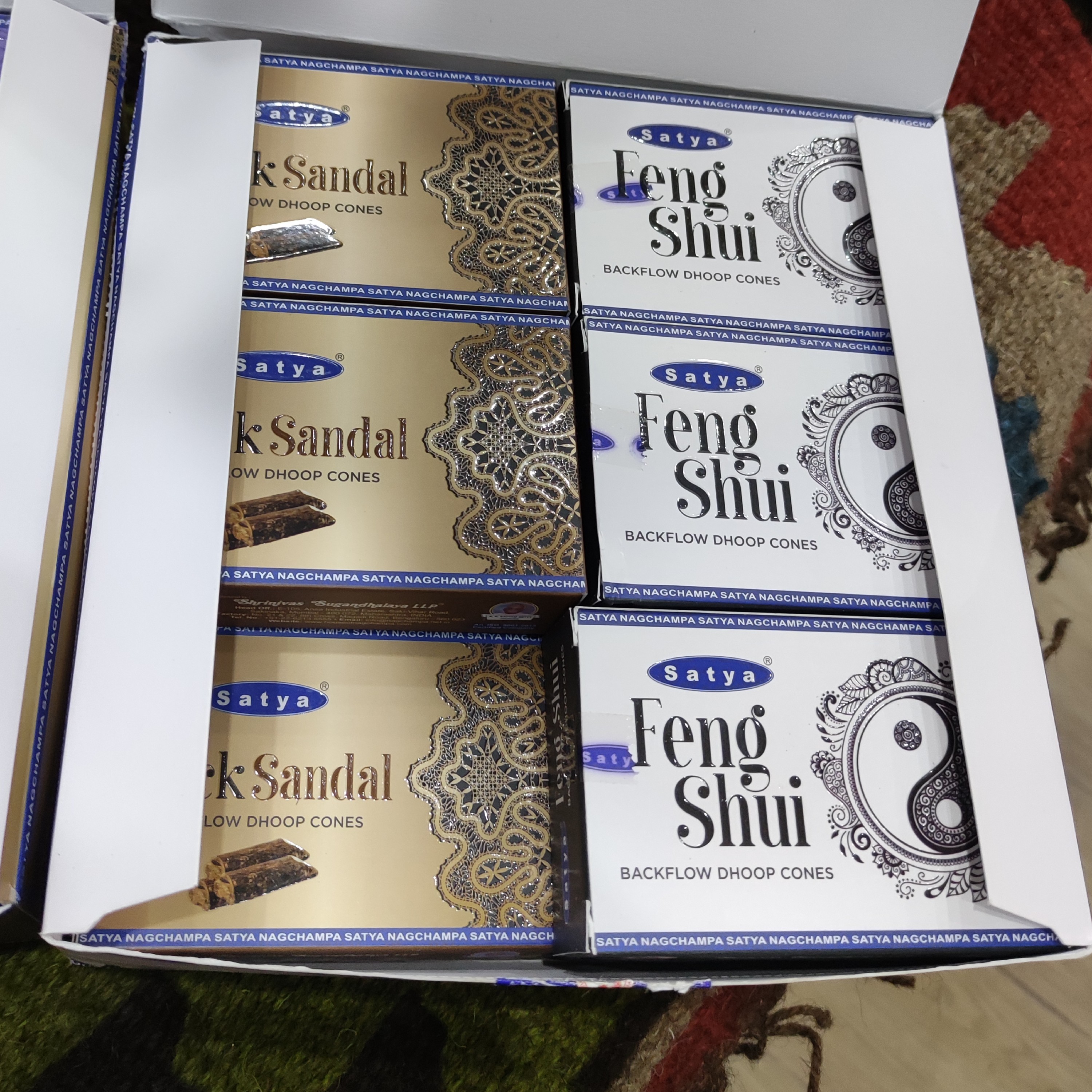 عود آبشاری برند  Satya بسته ده عددی  