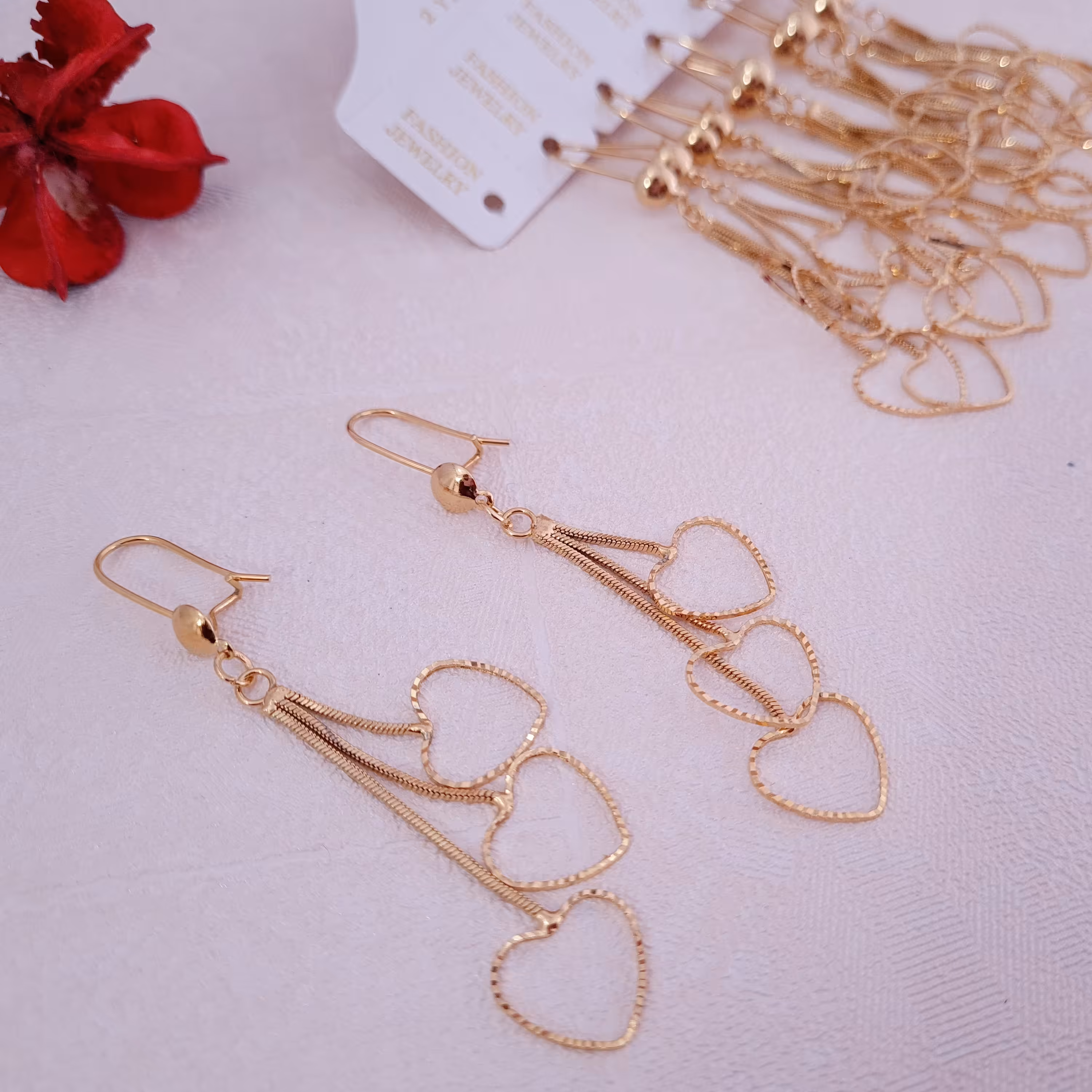 گوشواره آویز قلب