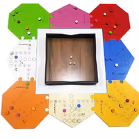 بازی منچ 8نفره پارسا*شطرنج و دوز حرفه ای