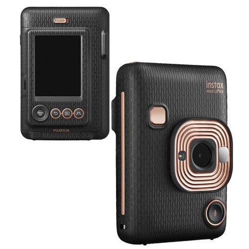 دوربین دیجیتالی چاپ سریع اینستکس مینی لیپلی فوجی فیلم | FUJIFILM INSTAX Mini LiPlay Camera (Elegant Black)