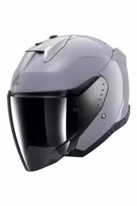 کلاه کاسکت موتورسیکلت خاکستری SHARK SKWAL I3 JET تیره SHADOW HELMET OPEN SHARK KASK