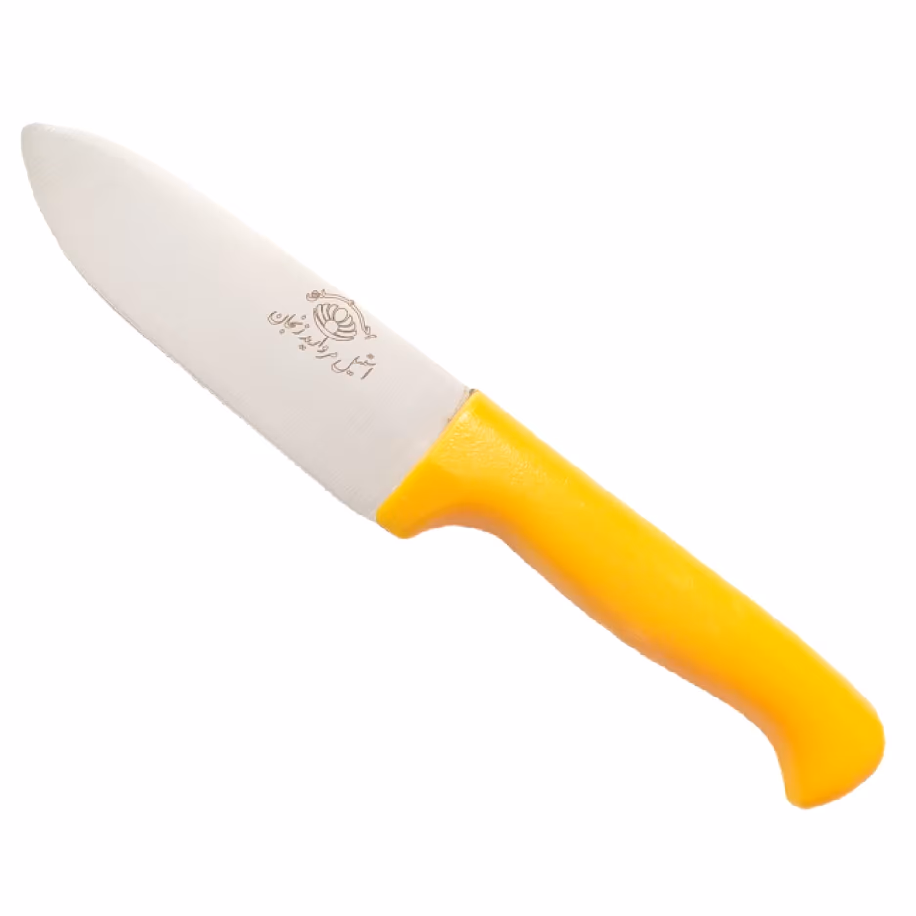 چاقو مروارید زنجان مدل قصابی زرد با ارسال رایگان 