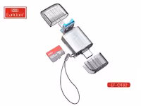 رم ریدر و اوتی‌جی دو سر تایپ سی و لایتنینگ ارلدام ET-OT82