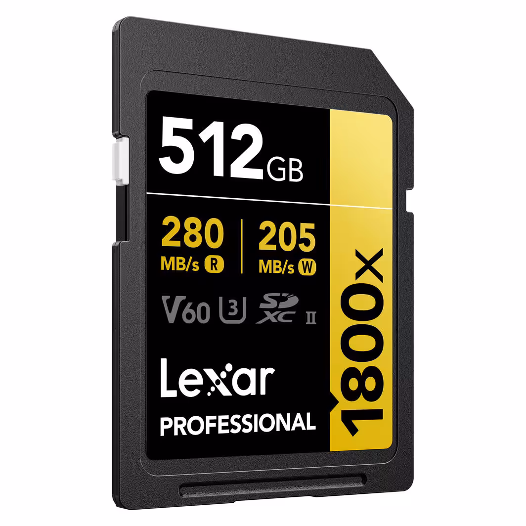 کارت حافظه‌ی  UHS-II سری GOLD مدل Lexar 512GB