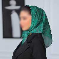مینی اسکارف (باندانا) طرح پلنگی رنگ سبز ارسال رایگان 