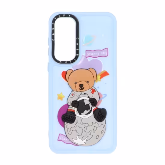 قاب گوشی پافر ساده تدی برجسته برای Samsung Galaxy A55 - طرح 59