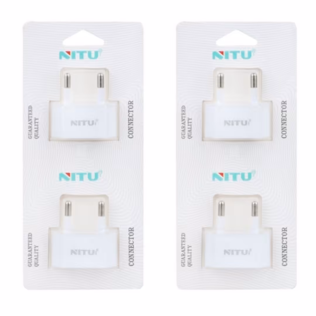 تبدیل برق 2 به 2 NITU مدل A1 بسته 4 عددی