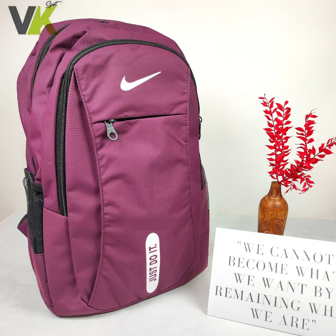 کوله پشتی ورزشی نایک جاست دو ایت  بنفش قبل از ثبت موجودی بگیرید