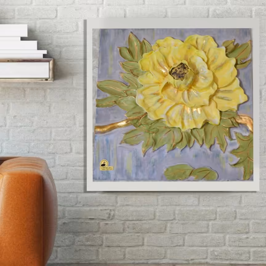 تابلو مدرن گل