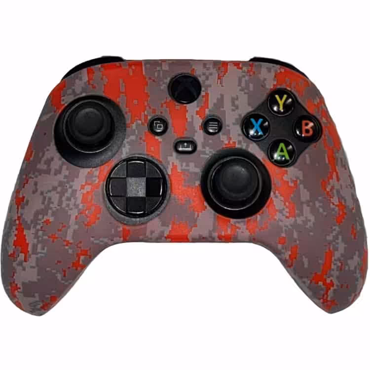 کاور کنترلر Xbox Series – طرح قرمز پیکسلی