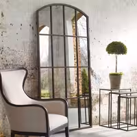 آینه قدی چوبی الف طرح آدرینا 90-W-180