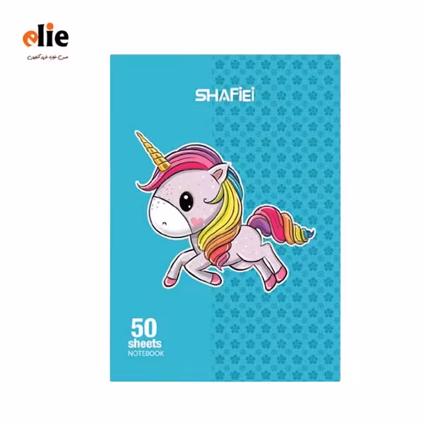 دفتر مشق 50 برگ شفیعی طرح تک شاخ