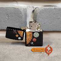 فندک زیپو بنزینی  طرح کد clz32          