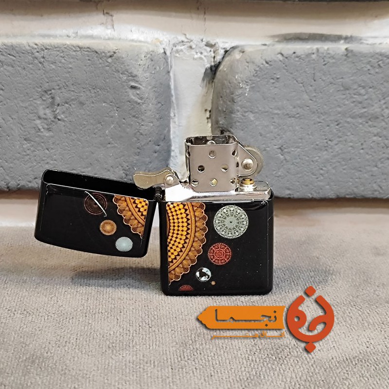 فندک زیپو بنزینی  طرح کد clz32