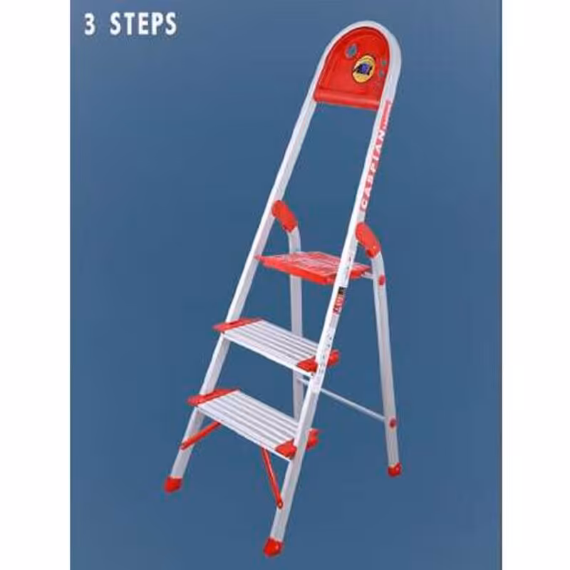 نردبان آلمینیوم 3 پله کاسپین(ارسال رایگان) (خرید مستقیم از پخش عمده)