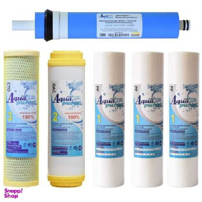 فیلتر دستگاه تصفیه آب آکوا پیورست مدل GOLDEN- NEW TW006 بسته 6 عددی