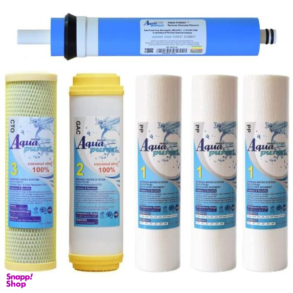 فیلتر دستگاه تصفیه آب آکوا پیورست مدل GOLDEN- NEW TW006 بسته 6 عددی