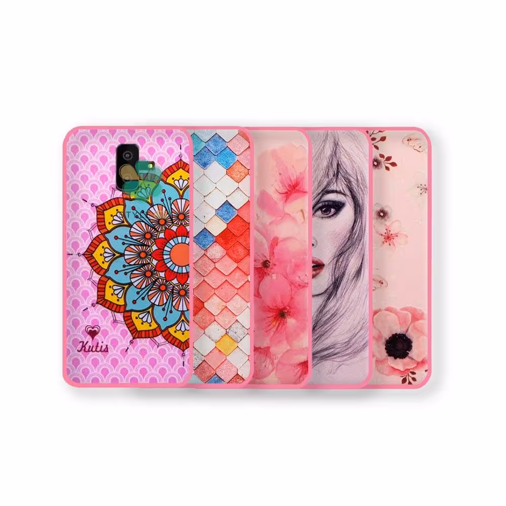 قاب فانتزی صورتی دخترانه گوشی سامسونگ Galaxy J6 Plus مدل باربی