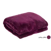 پتوی افرا مدل Four Season سایز یک نفره رنگ بنفش روشن