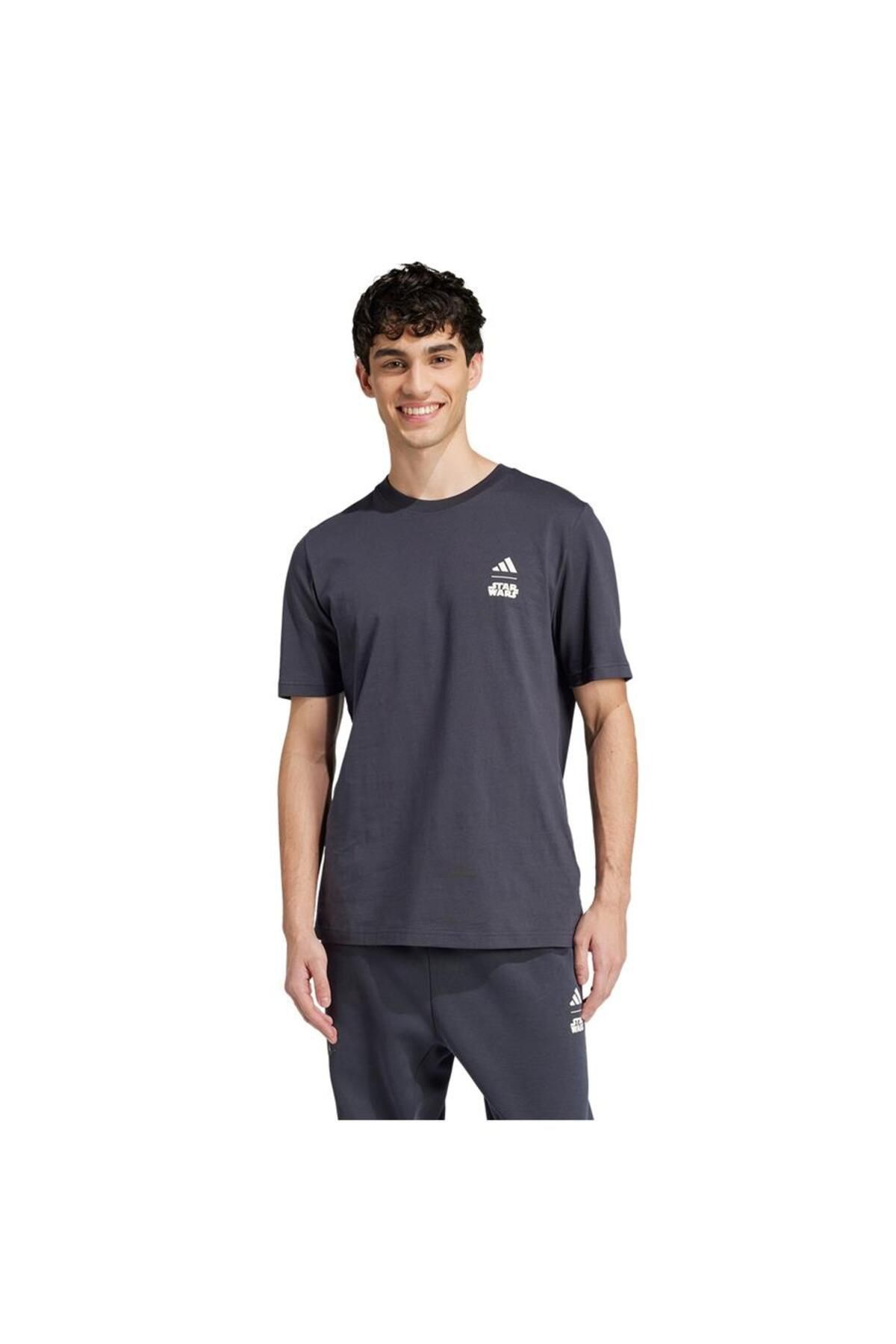 تی شرت خاکستری مردانه X STAR WARS ™ THE به طور منظم T BACK adidas