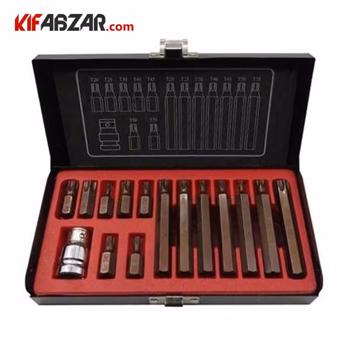 جعبه بیت مبدل ستاره ای 15 عددی واستر