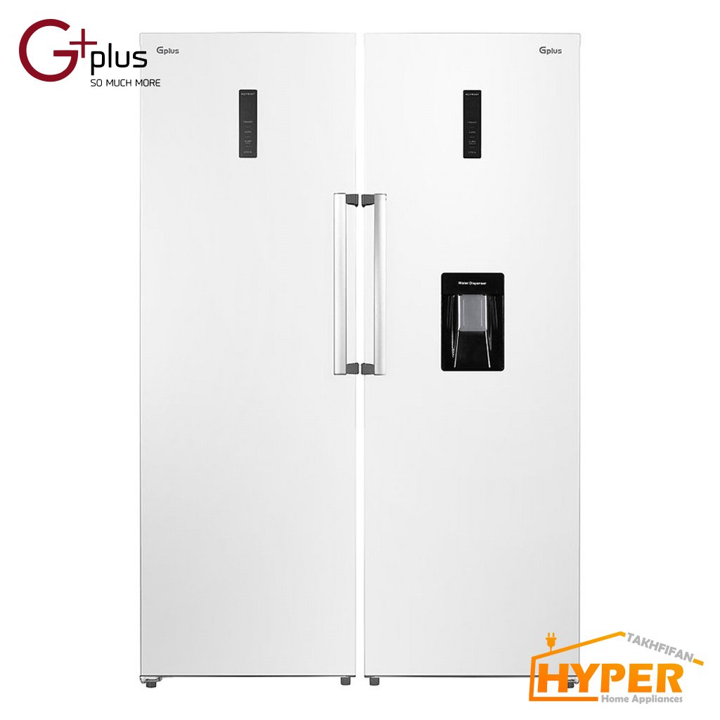 یخچال فریزر دوقلو جی پلاس GRF-M2720W سفید 38 فوت