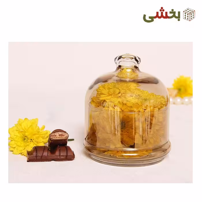 ظرف عسل بزرگ شامپاینی طرح پاشاباغچه