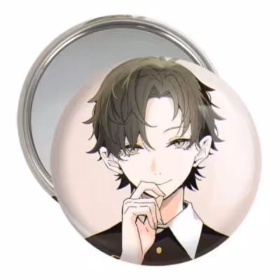 آینه جیبی خندالو مدل دامیان دزموند انیمه اسپای ایکس فمیلی Spy x Family کد 17717