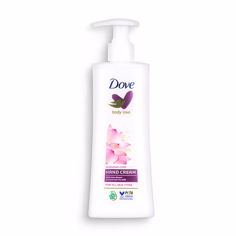 کرم دست مرطوب کننده داو حاوی عصاره گل نیلوفر آبی و اقاقیا