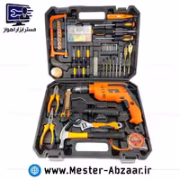 کیت دریل 13 چکشی 1000 وات راکفورت  100 عددی ROKFORT 1000W