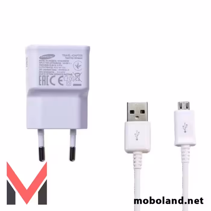 قیمت شارژر اصلی سامسونگ 5 ولت 1 آمپر مدل ETA0U83EWE - موبولند