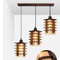 لوستر دارکار مدل منچستر خطی 3 شعله پس کرایه