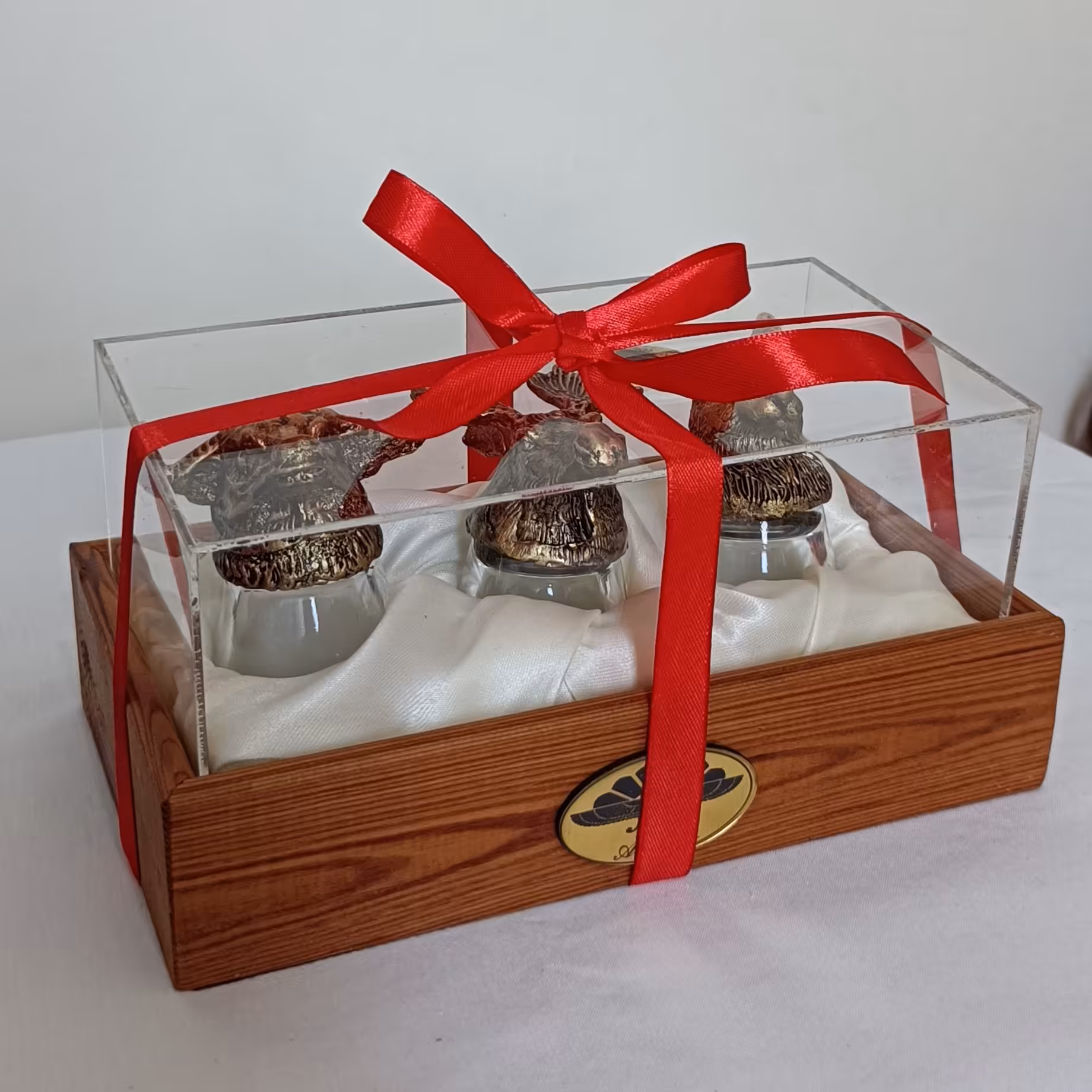 باکس شات حیوانات  سه عددی رنگ برنزی