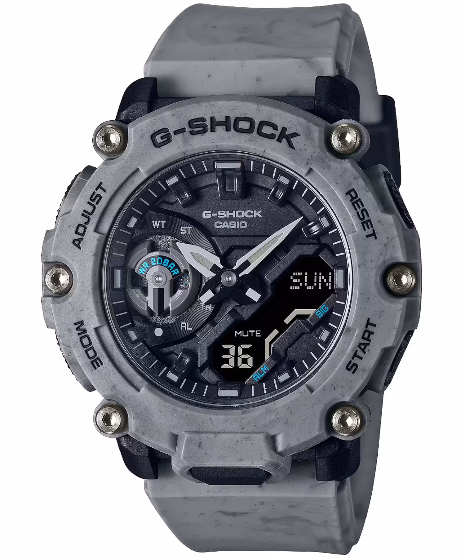 ساعت مچی مردانه کاسیو، زیرمجموعه G-Shock، کد GA-2200SL-8ADR