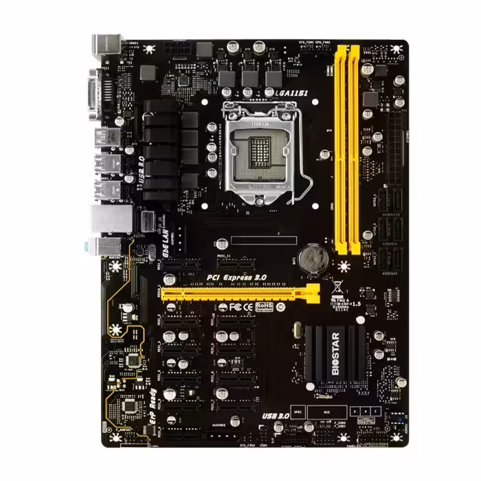 مادربرد بایوستار TB250-BTC PRO