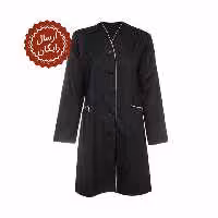 مانتو سورمه ای مدل هما خضرا -کد 35202