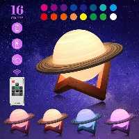 آباژور  طرح سیاره زحل 16 رنگ کنترل راه دور مدل برقی. زیبا و شیک 