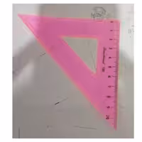 گونیا10سانتی متری شیشه ای ژله ای