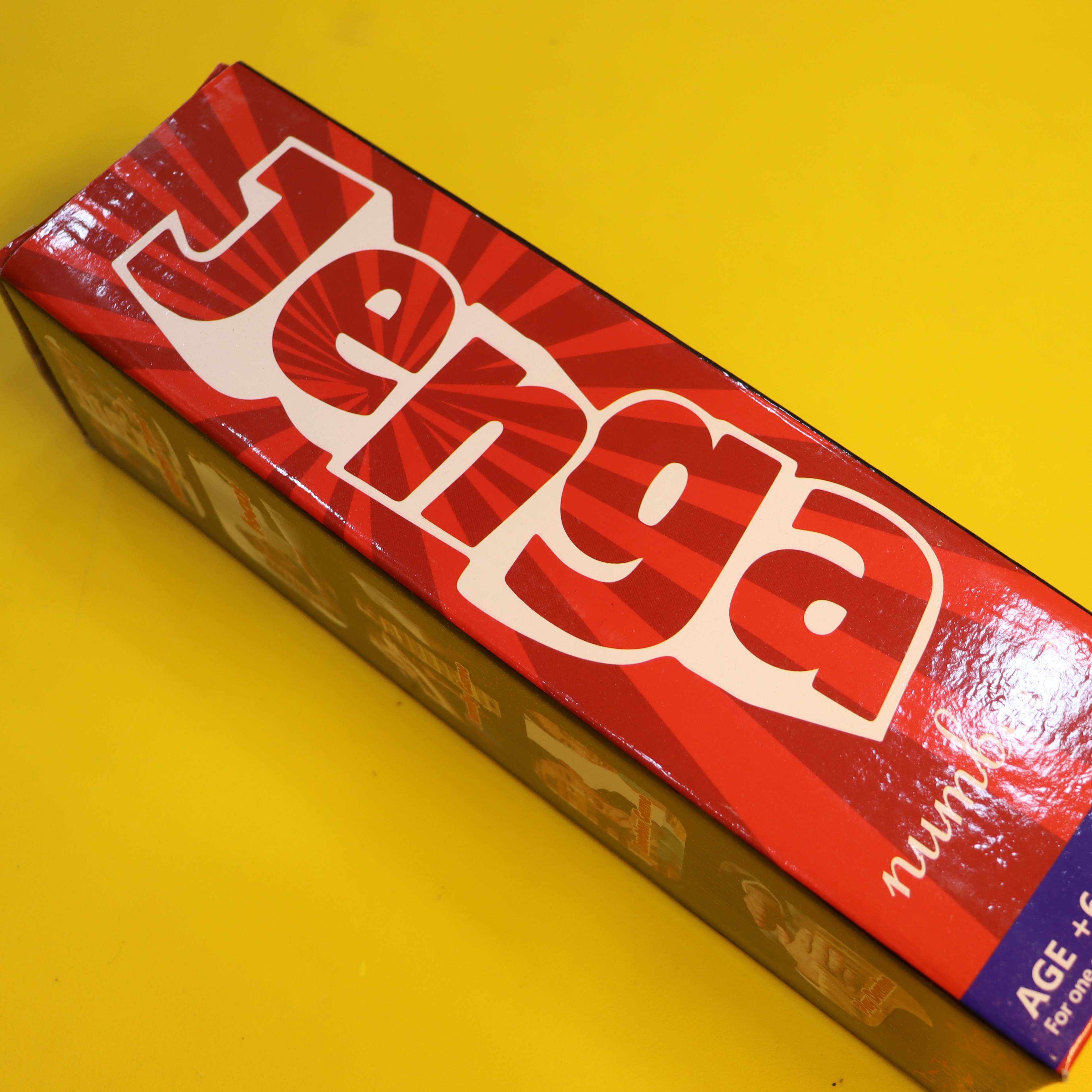 بازی جنگا چوبی جعبه قرمز