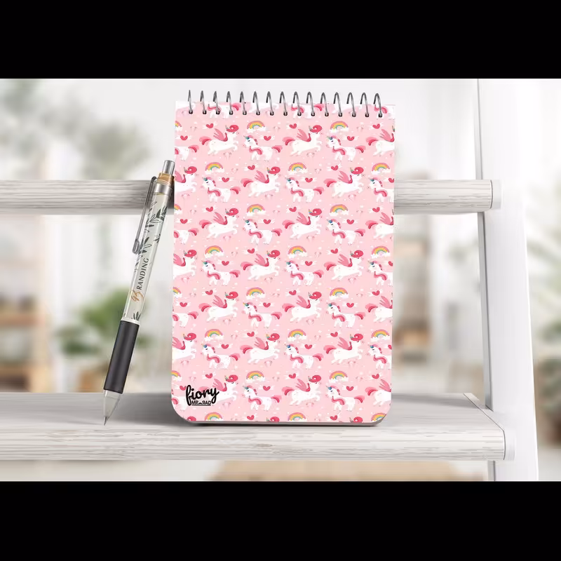 دفترچه یادداشت 50 برگ مستر راد طرح اسب تک شاخ کد unicorn 1201