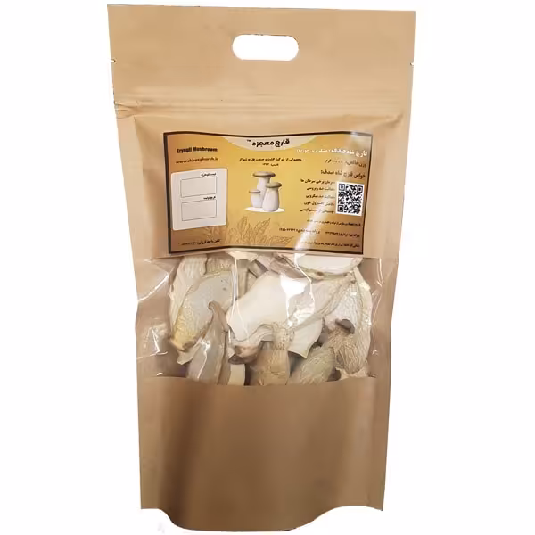 قارچ شاه صدف برش خورده خشک (100 گرمی)