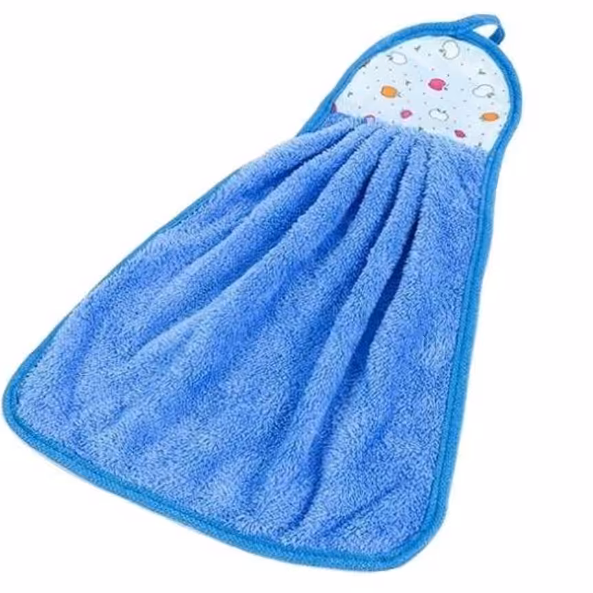  دستمال اشپزخانه حوله ای طرح مثلثی میکروفایبر با جذب بالادر 6رنگ مختلف