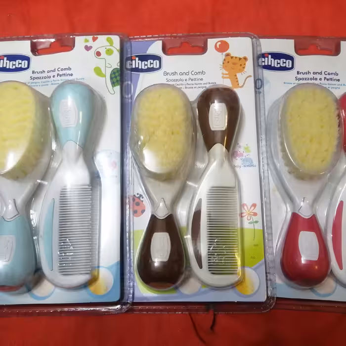 شانه و برس نوزاد در رنگهای طرح های مختل3