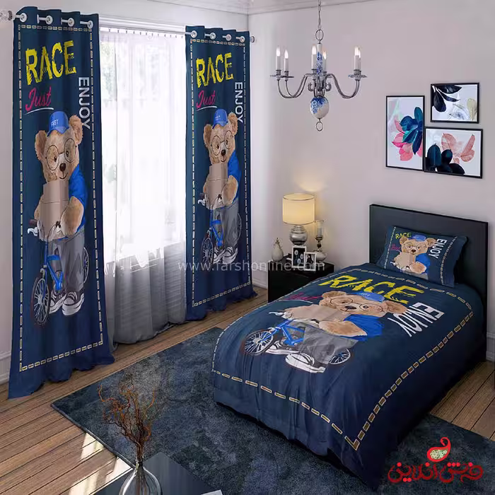 روتختی طرح خرس و دوچرخه کد 15255