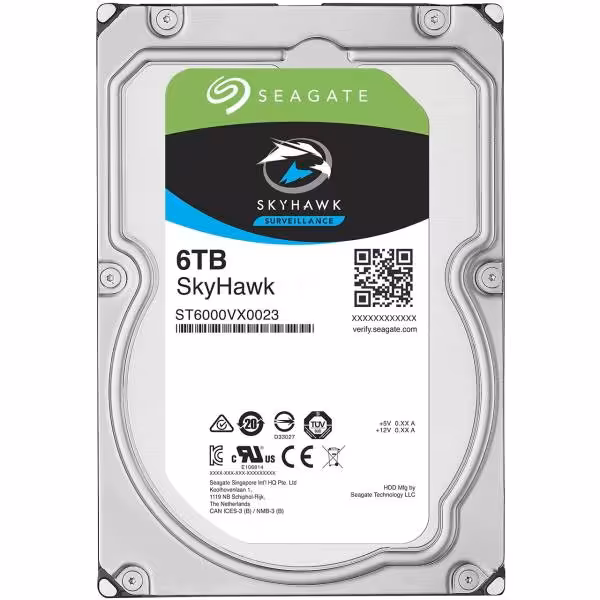 هارد دیسک سیگیت مدل SKYHAWK ظرفیت 6 ترابایت