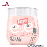 دستمال مرطوب آرایش پاک کن دور چشم نینو 45عددی