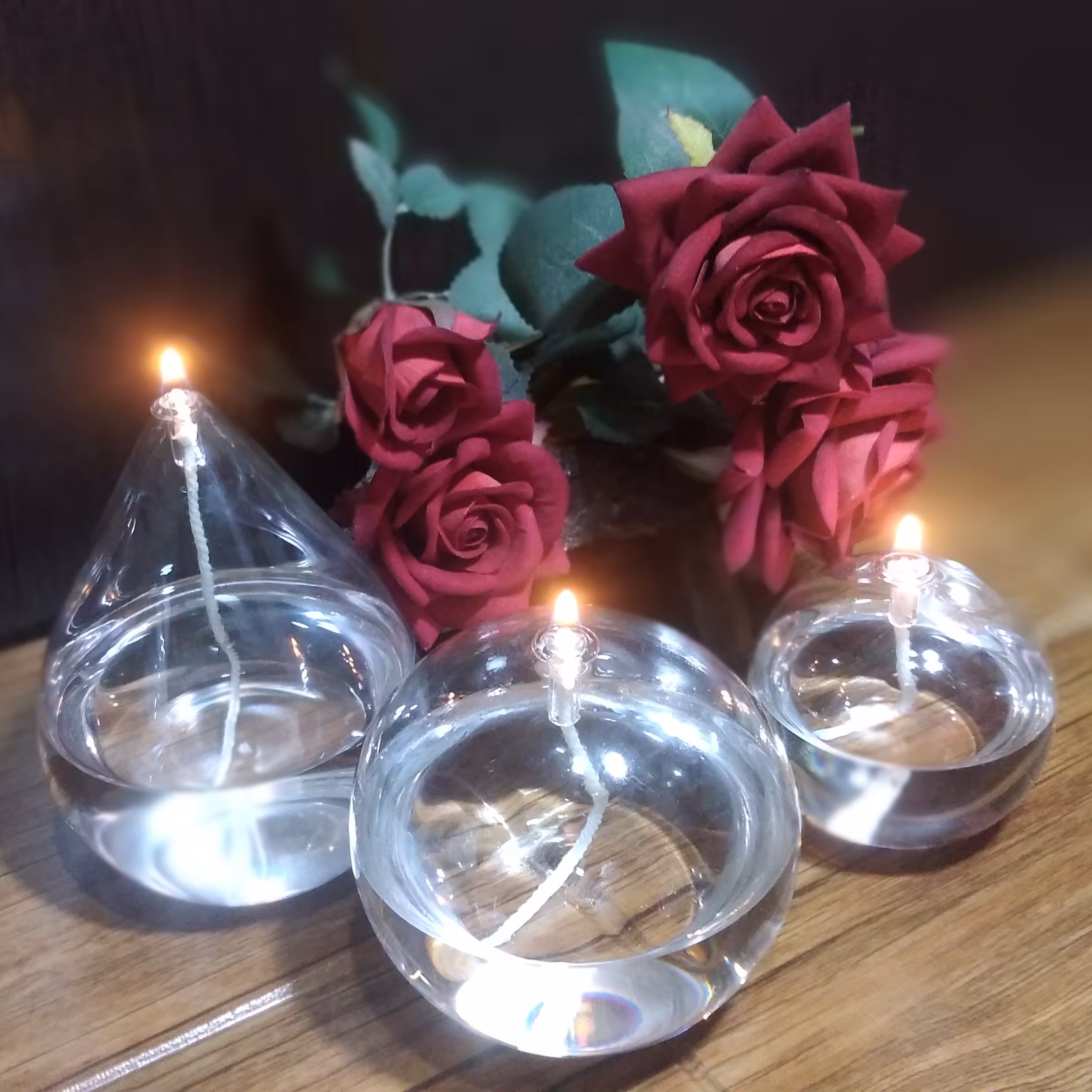 ست سه عددی شمع مایع حبابی واشکی در قطرهای 10،8،12 سانتی متر